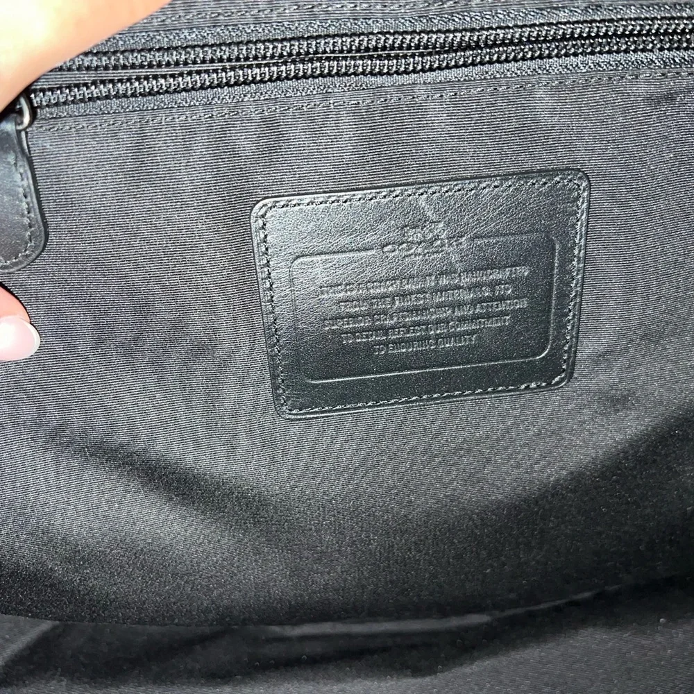 Coach leather Backpack In Signature Canvas - Picture 12 of 12